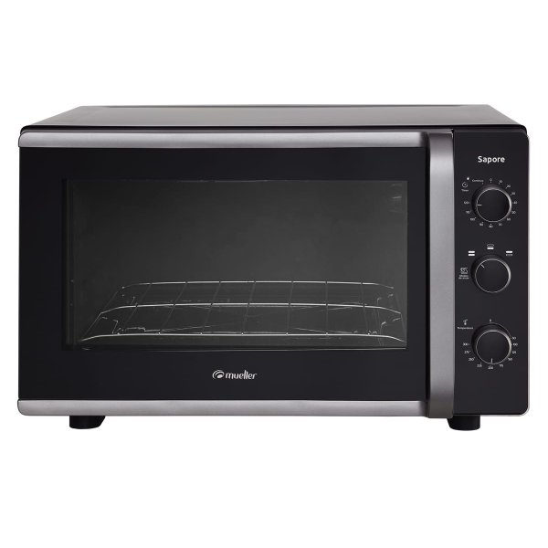 forno eletrico sapore preto frontal
