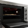 forno decorato inox grill alimento