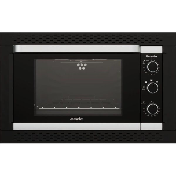 forno decorato preto frontal