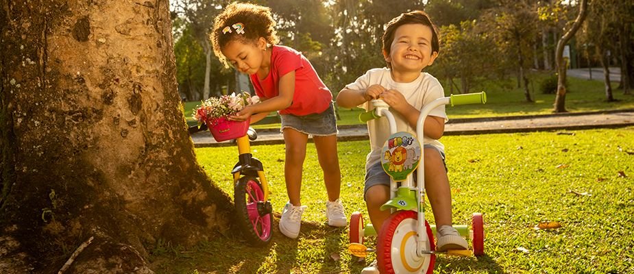 O GOSTO POR BIKES PODE COMEÇAR DESDE CEDO