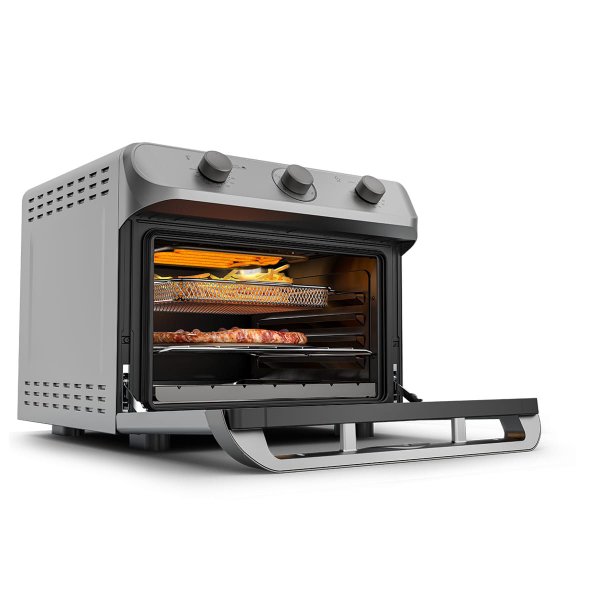 forno air 35l grill prata alimento