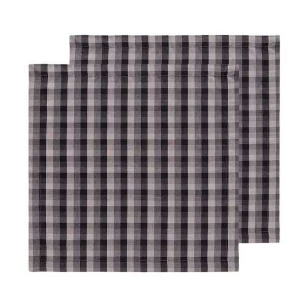 guardanapo atlanta 2 pcs xadrez preto 1