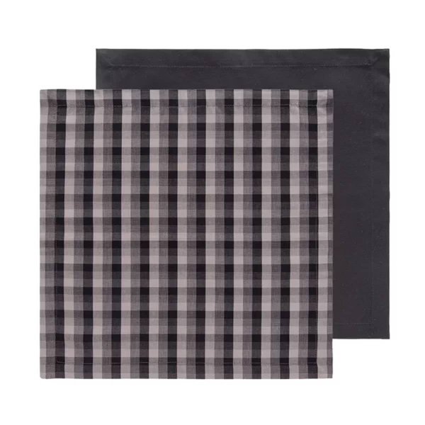 guardanapo atlanta 2 pcs xadrez preto 1 a