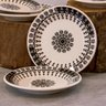conjunto de pratos de sobremesas com 6 pecas 19cm donna folk biona 4