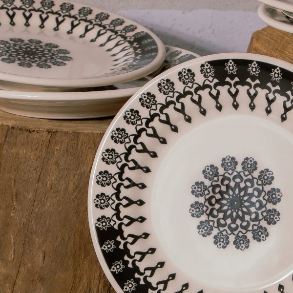 conjunto de pratos de sobremesas com 6 pecas 19cm donna folk biona 3