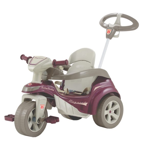carrinho de passeio ou pedal triciclo baby trike evolution elegance biemme 2
