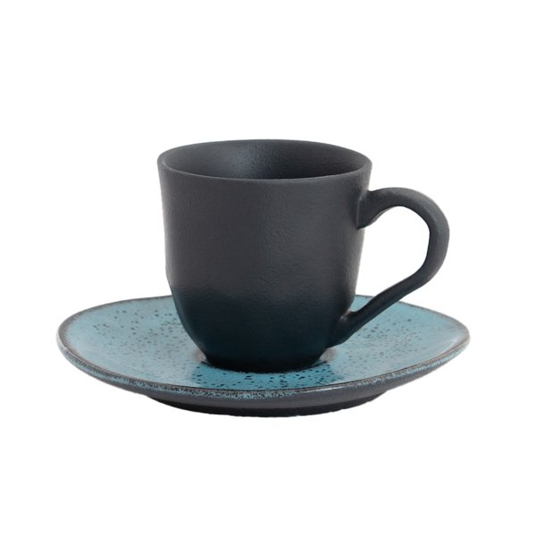 conjunto de xicaras com pires 06 pecas 120ml organico petroleum porto brasil 3