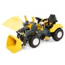 carrinho de passeio politractor com concha amarelo 2