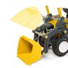 carrinho de passeio politractor com concha amarelo 5