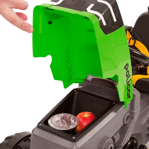 carrinho de passeio politractor com concha verde 8