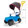 carrinho de passeio andador policar soft azul 1