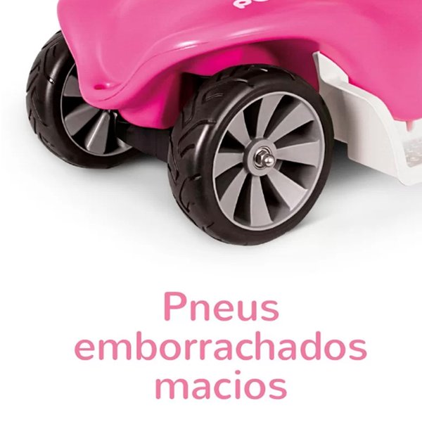 carrinho de passeio andador policar soft rosa 2