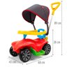 carrinho de passeio andador policar soft vermelho 1