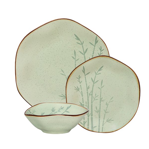 aparelho de jantar 18 pecas ryo bambu