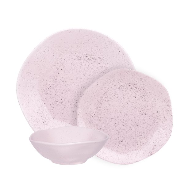 aparelho de jantar 18 pecas ryo pink sand