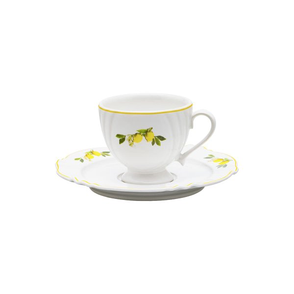 9819 soleil limoni xicara de cha com pires alta