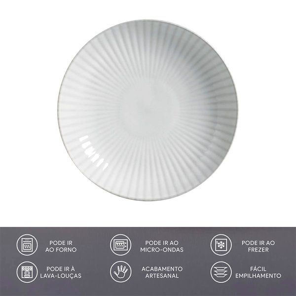 prato fundo trendy infografico