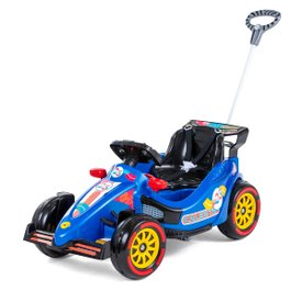 Carrinho Infantil 2 em 1 Passeio e Pedal Carro de Corrida F25 - Calesita
