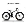 infografico dm bikes dobravel preta