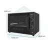 fogatti forno eletrico de bancada 60 litros top60