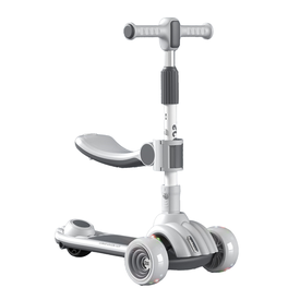 Patinete Infantil 2 em 1 com assento, luz e música Velorad Kids Z-Rader