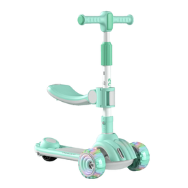 Patinete Infantil 2 em 1 com assento, luz e música Velorad Kids Z-Rader