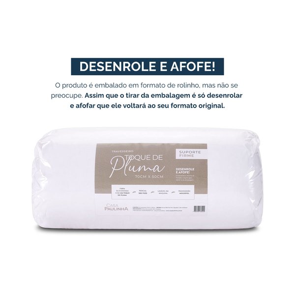 travesseiro toque de pluma suporte firme 70x50 08