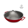 wok 35cm vermelho