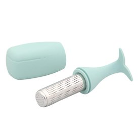 Infusor de Chá Baleia em Silicone e Inox Water Blue - Oxford 