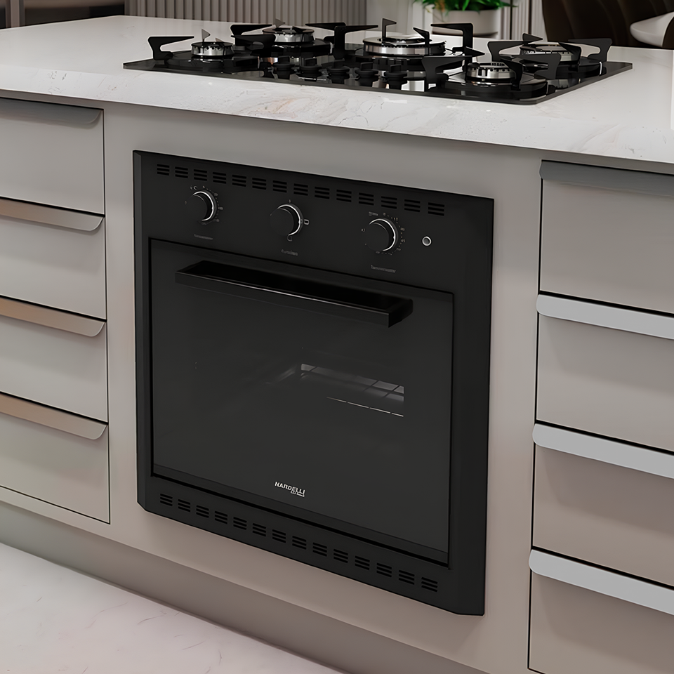 Forno com 60 litros de capacidade