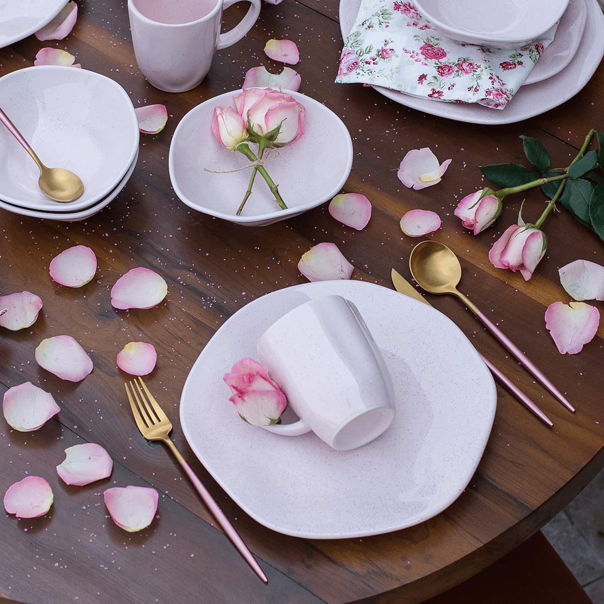 Aparelho de Jantar Ryo Pink Sand