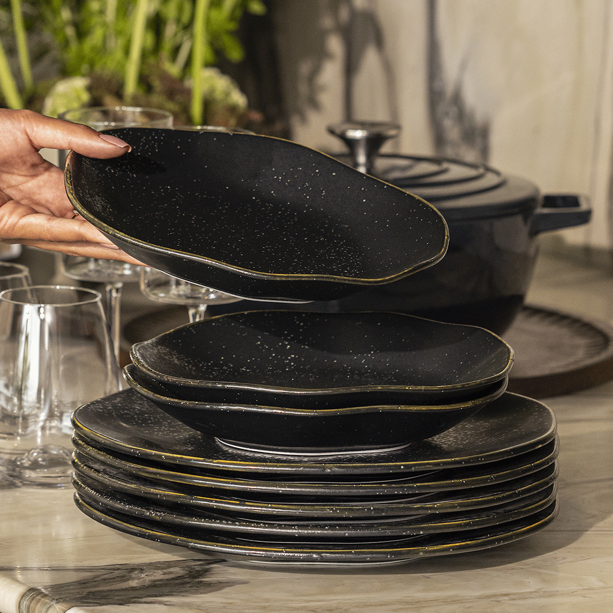 Aparelho de Jantar Ryo Volcano