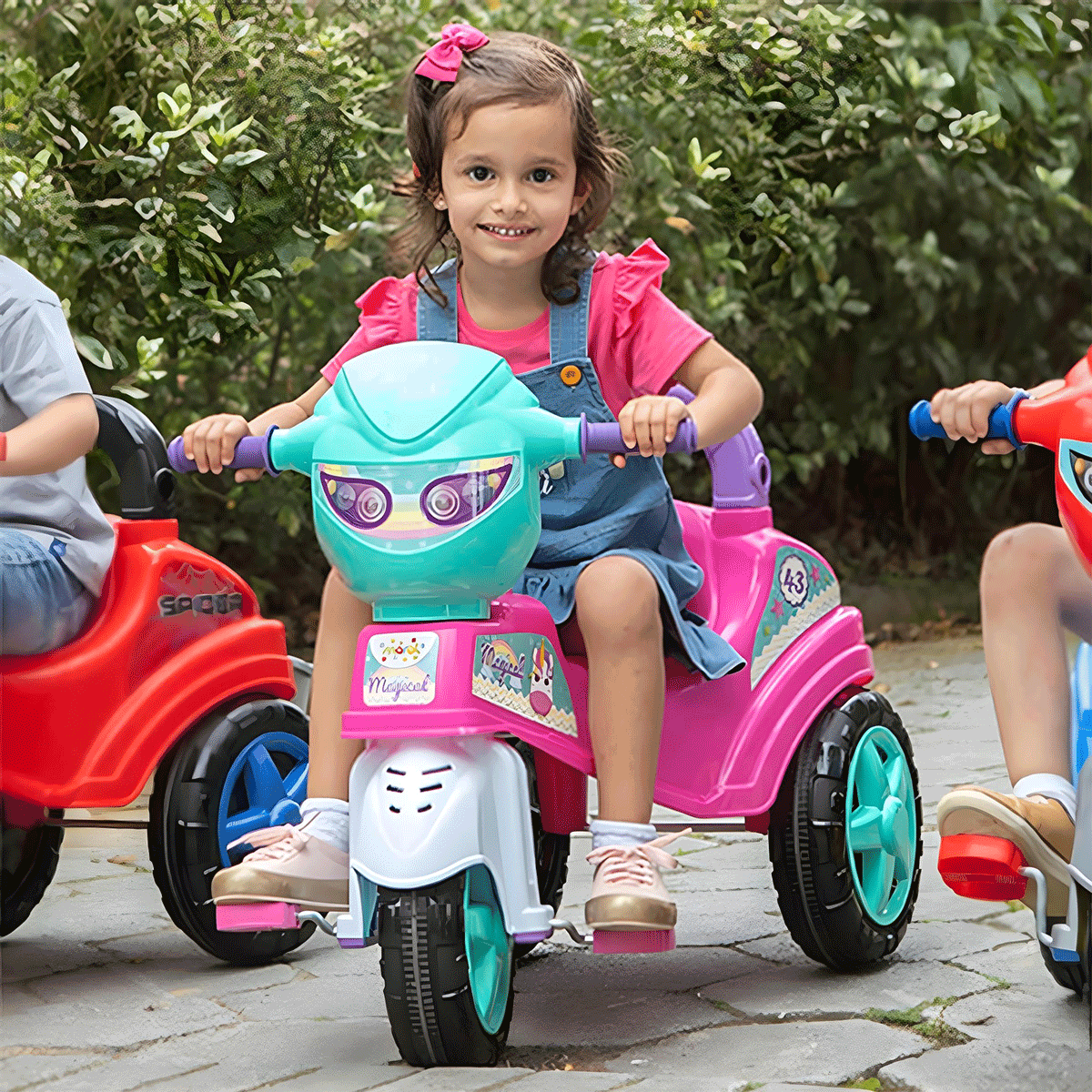 Triciclo Baby City Menina - Conte&uacute;do da Embalagem