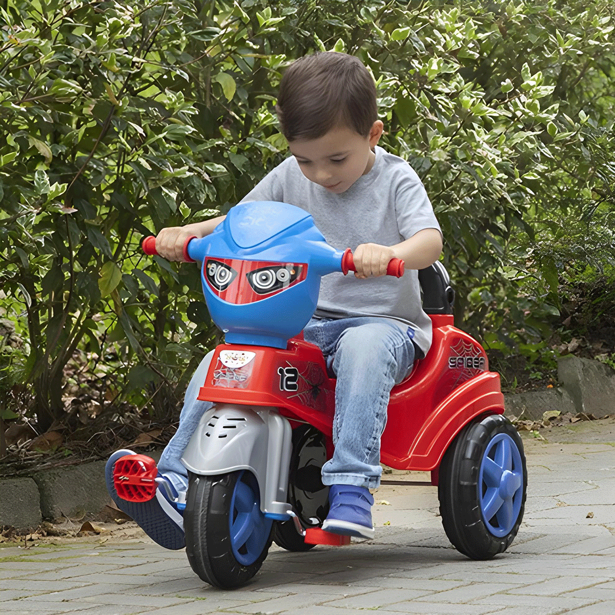 Triciclo Homem Aranha - Modo Passeio