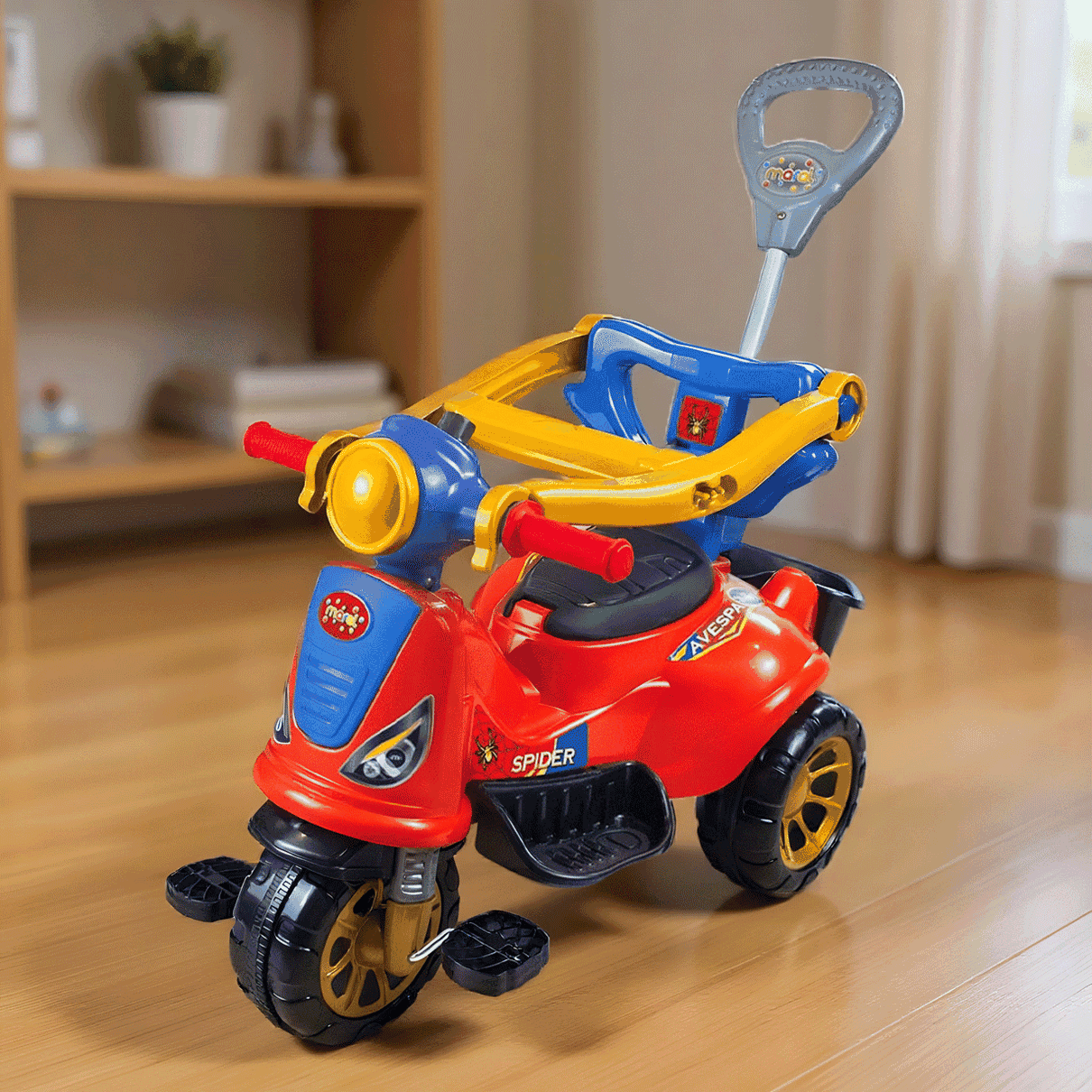 Triciclo Avespa Spider - Modo Pedal