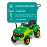 carrinho de passeio ou pedal infantil trator tracamp calesita verde