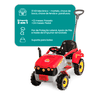 carrinho de passeio ou pedal infantil trator tracamp calesita vermelho