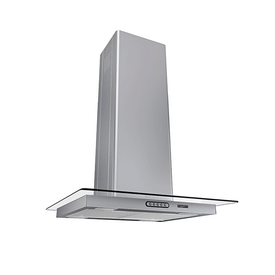 Coifa Ilha Vidro Reto Inox 4 à 5 Bocas 60cm Fogatti