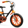kit nathor bicicleta infantil aro 14 com rodinhas first pro menino capacete infantil pretoprancheta 3