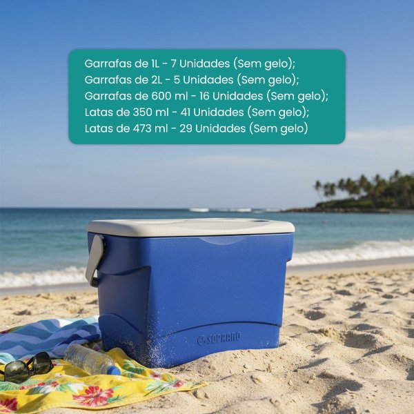 caixa termica 28 litros tropical plus soprano azulprancheta 2
