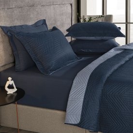 Cobre Leito Colcha Lisa 3 Peças Dupla Face Porta Travesseiro Aba Americana